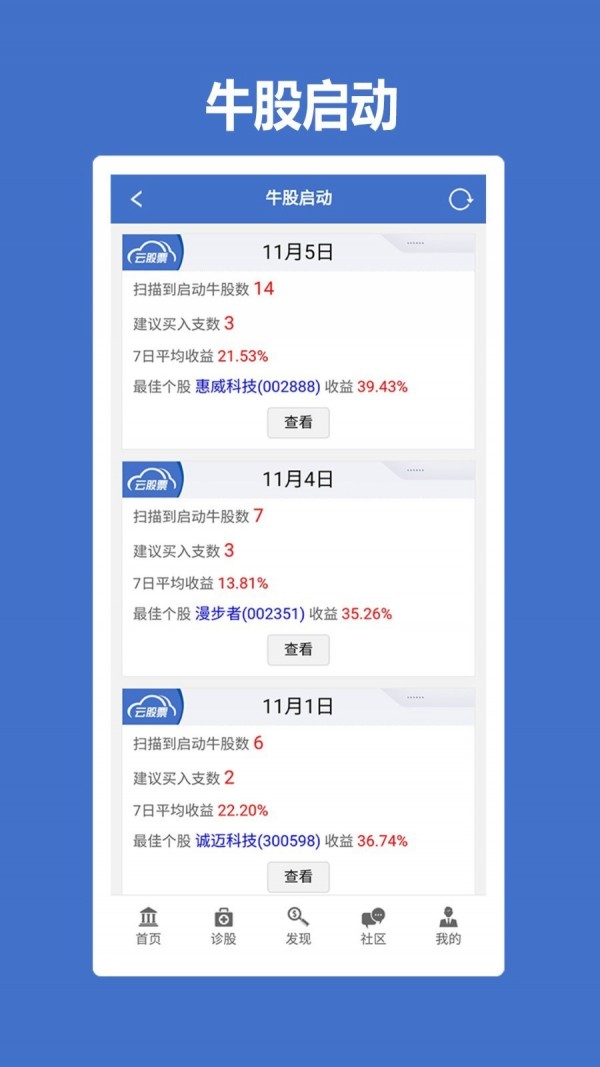 云技术选股器截图1