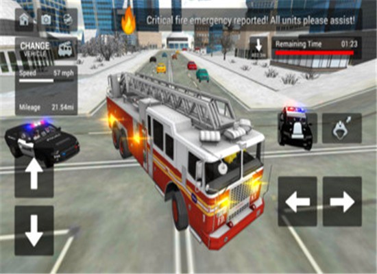 911救援消防车截图1