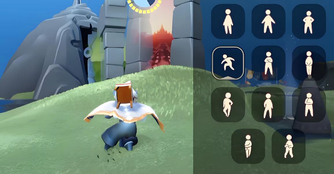 光遇怎么高个子遁地