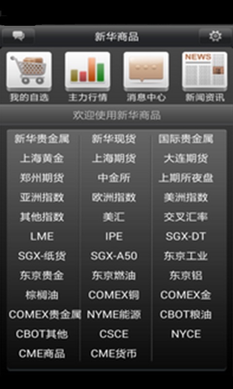 新华商品交易所截图3