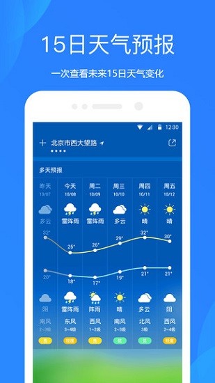 天气应用程序weather截图1