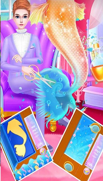 美人鱼公主化妆游戏截图1