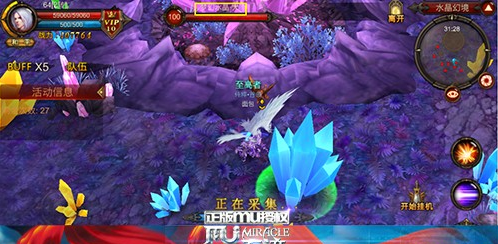 全民奇迹怎么采水晶