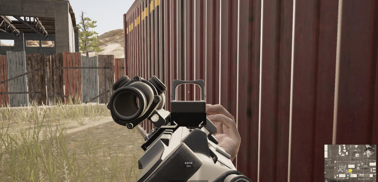 绝地求生如何使用侧面瞄具