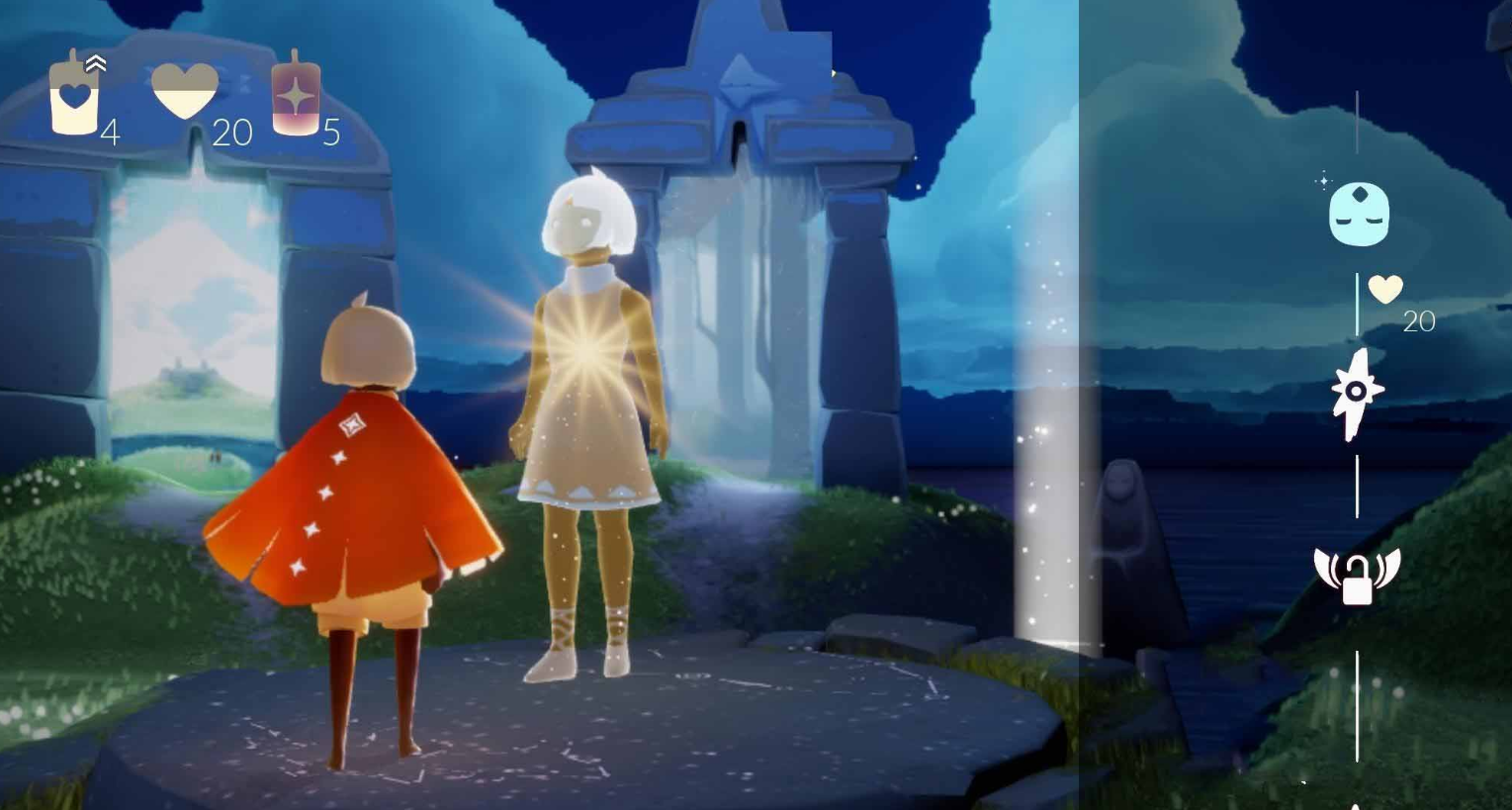 光遇中的矮人面具如何穿墙