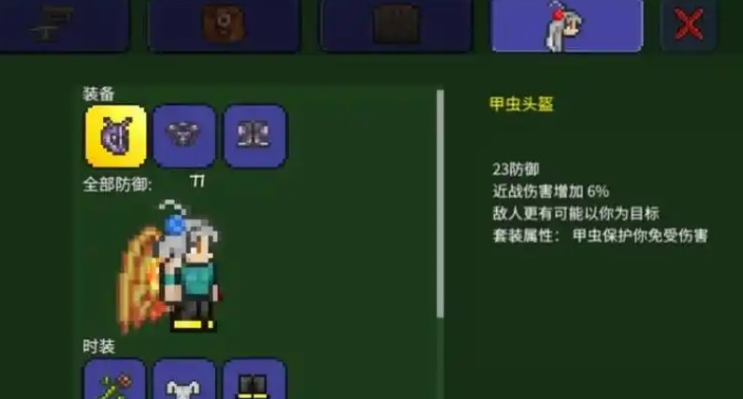 泰拉瑞亚甲虫套怎么合成