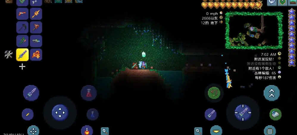 泰拉瑞亚附魔剑冢怎么挖