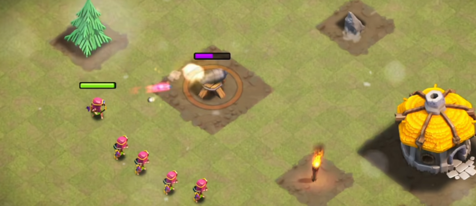 部落冲突怎么升弓箭手