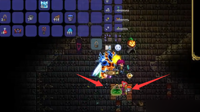 泰拉瑞亚地牢怎么开箱子