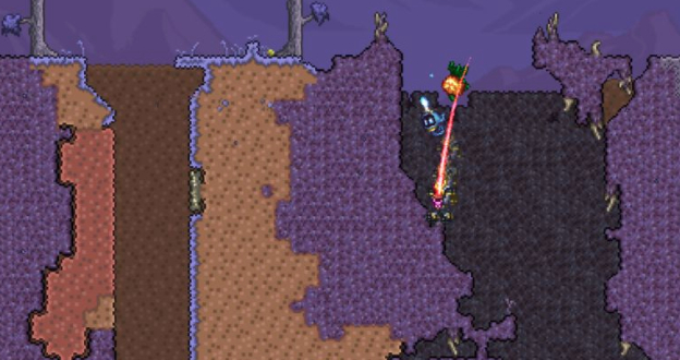 泰拉瑞亚腐化之地石头怎么挖